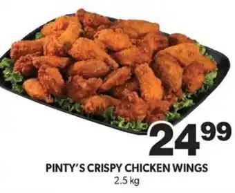 Colemans PINTY'S CRISPY CHICKEN WINGS 2.5kg offer