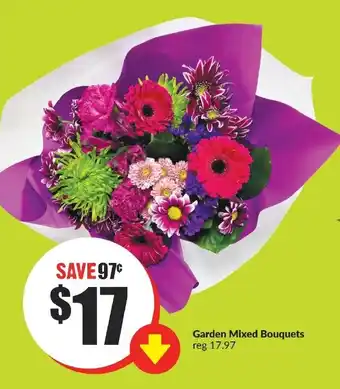 FreshCo Garden Mixed Bouquets offer