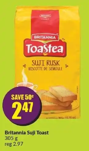 FreshCo Britannia Suji Toast 305g offer
