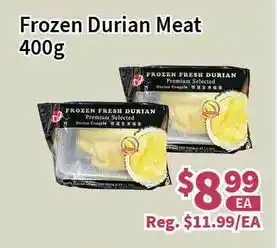 Blue Sky Supermarket Frozen Durian Meat 400g offer