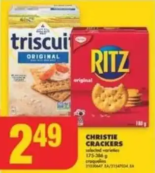 No Frills CHRISTIE CRACKERS offer