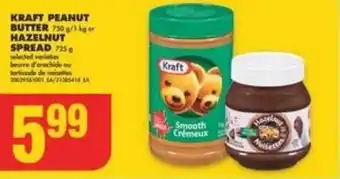 No Frills KRAFT PEANUT BUTTER HAZELNUT SPREAD offer