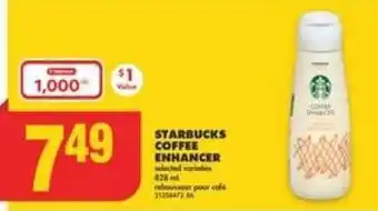 No Frills STARBUCKS COFFEE ENHANCER offer