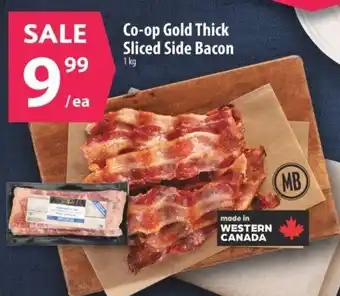 Co-op Co-op Gold Thick Sliced Side Bacon 1kg offer
