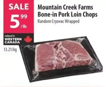 Co-op Mountain Creek Farms Bone-in Pork Loin Chops offer