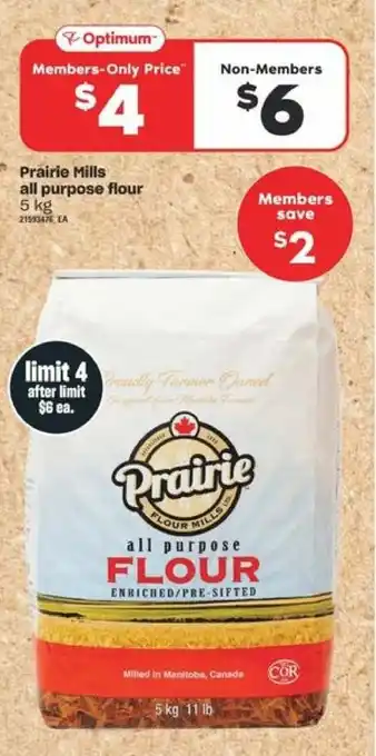 Valu-mart Prairie Mills All Purpose Flour 5kg offer