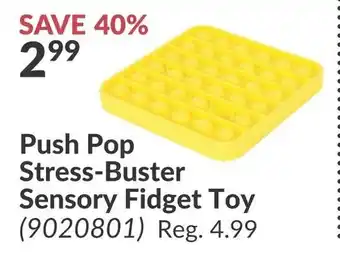 Princess Auto Push Pop Stress-Buster Sensory Fidget Toy offer