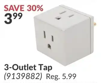 Princess Auto 3-Outlet Tap offer