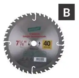 Princess Auto 7-1/4 in. Carbide Framing and Ripping Circular Saw Blades 40T offer