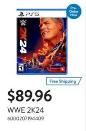Walmart WWE 2K24 offer