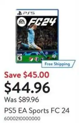 Walmart PS5 EA Sports FC 24 offer