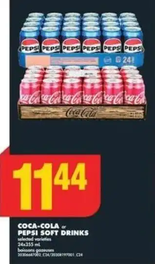 No Frills COCA-COLA OR PEPSI SOFT DRINKS offer