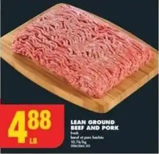 No Frills LEAN GROUND BEEF AND PORK offer