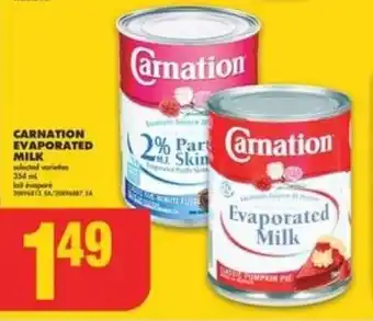 No Frills CARNATION EVAPORATED MILK offer
