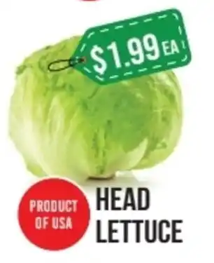 Iqbal Foods HEAD LETTUCE offer