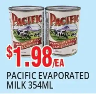 88 Supermarket PACIFIC EVAPORATED MILK 354ML offer
