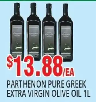 88 Supermarket PARTHENON PURE GREEK EXTRA VIRGIN OLIVE OIL 1L offer