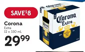 Sobeys Corona Extra 12x330ml offer
