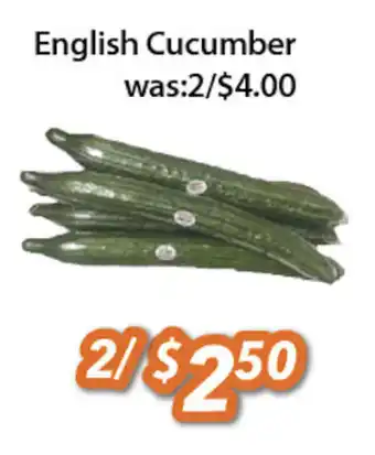 Ample Food Market English Cucumber offer