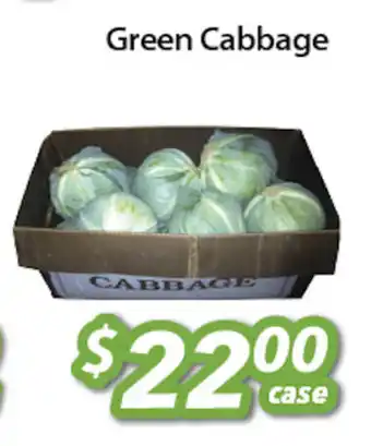 Ample Food Market Green Cabbage offer