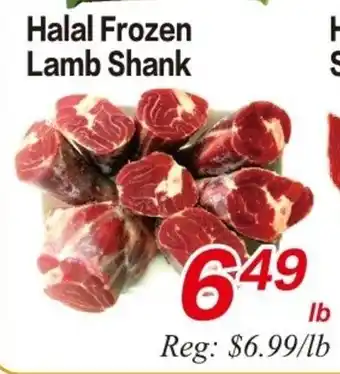 Superking Supermarket Halal Frozen Lamb Shank offer