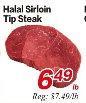 Superking Supermarket Halal Sirloin Tip Steak offer