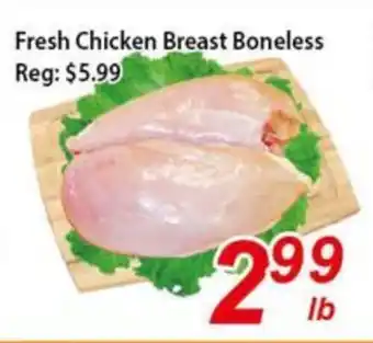 Seasons Foodmart Fresh Chicken Breast Boneless offer