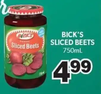 Colemans BICK'S SLICED BEETS offer