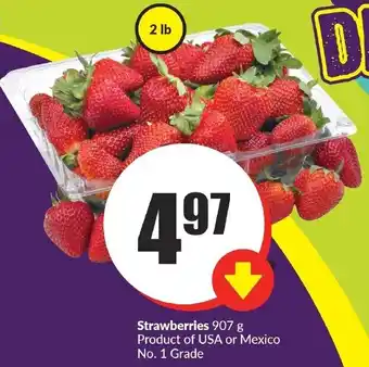 FreshCo Strawberries 907 g Product of USA or Mexico No. 1 Grade offer