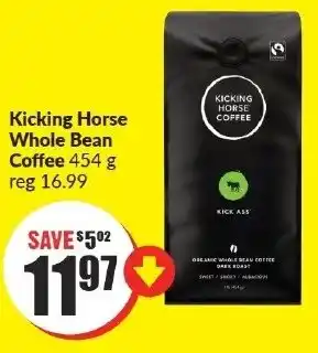 FreshCo Kicking Horse Whole Bean Coffee offer