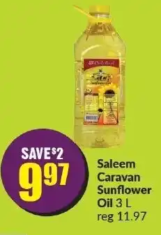 FreshCo Saleem Caravan Sunflower Oil 3L offer
