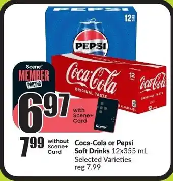FreshCo Coca-Cola or Pepsi Soft Drinks offer