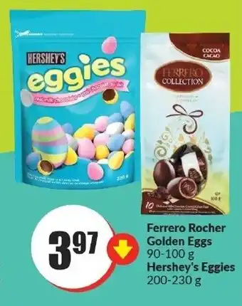 FreshCo Ferrero Rocher Golden Eggs 90-100 g Hershey's Eggies offer