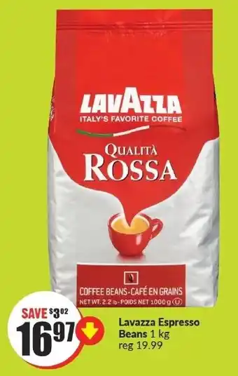 FreshCo Lavazza Espresso Beans 1 kg offer