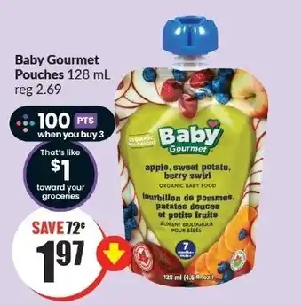 FreshCo Baby Gourmet Pouches 128 mL offer