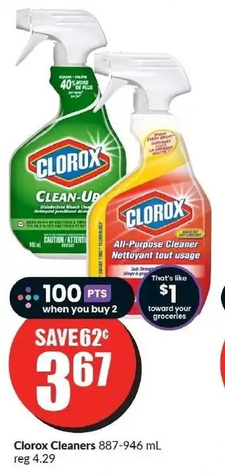 FreshCo Clorox Cleaners 887-946 mL offer