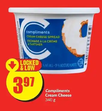 FreshCo Compliments Cream Cheese 340 g offer