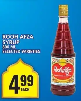 Food Basics ROOH AFZA SYRUP offer