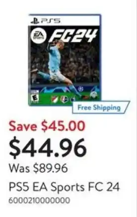 Walmart PS5 EA Sports FC 24 offer