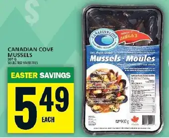 Food Basics CANADIAN COVE MUSSELS offer