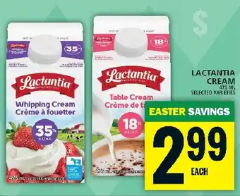 Food Basics LACTANTIA CREAM offer