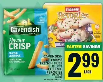 Food Basics CAVENDISH FARMS FRENCH FRIES CHEEMO PEROGIES offer