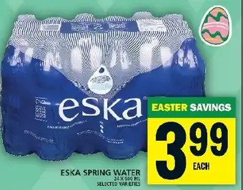 Food Basics ESKA SPRING WATER offer