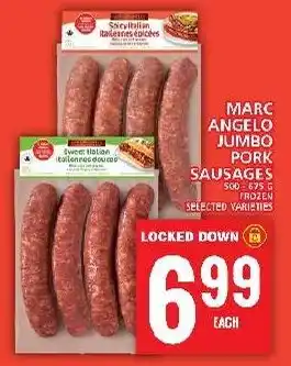 Food Basics MARC ANGELO JUMBO PORK SAUSAGES offer