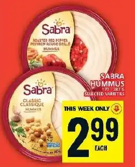 Food Basics SABRA HUMMUS offer