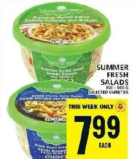 Food Basics SUMMER FRESH SALADS offer