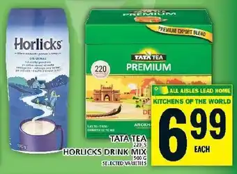 Food Basics TATA TEA HORLICKS DRINK MIX offer