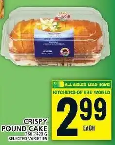Food Basics CRISPY POUND CAKE offer