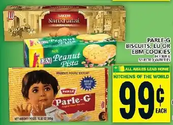 Food Basics PARLE-G BISCUITS, LU OR EBM COOKIES offer