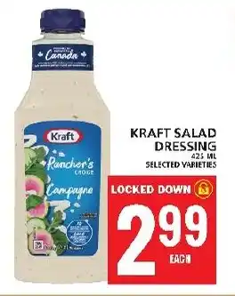 Food Basics KRAFT SALAD DRESSING offer